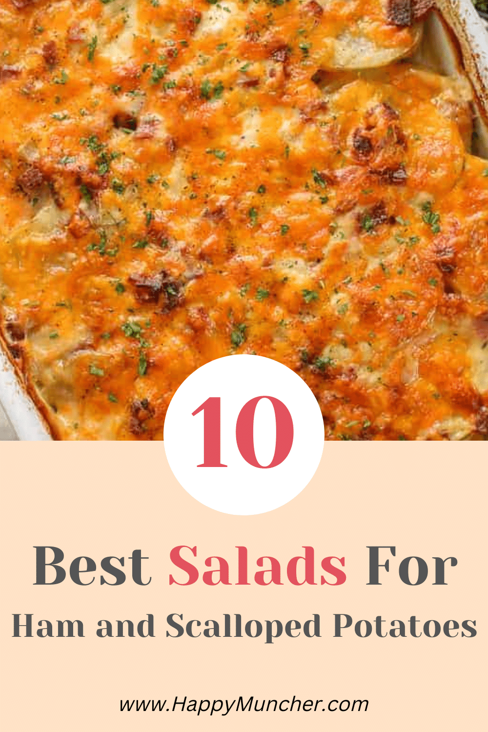 what salad goes with ham and scalloped potatoes