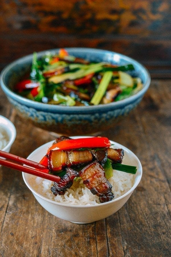 Cured Pork Belly with Leeks