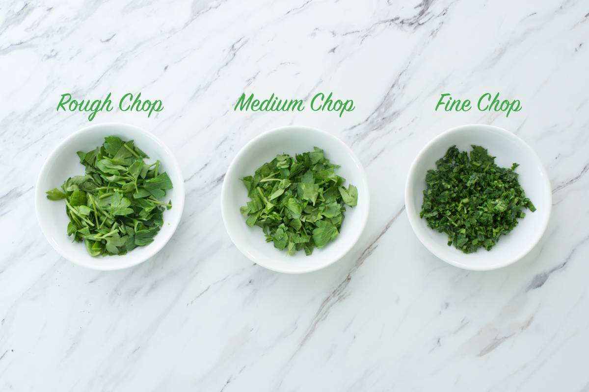 fresh herbs chopped