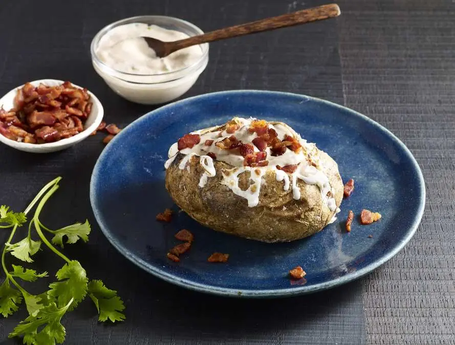 Overloaded Double Baked Mexican Potatoes