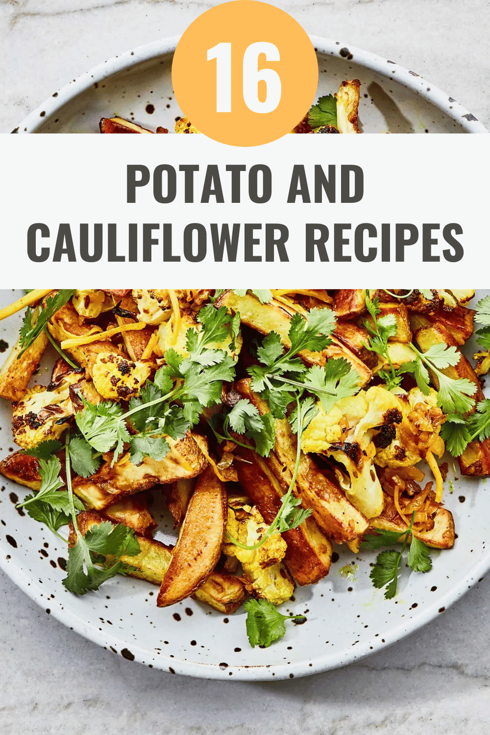 Roasted Aloo Gobi (Potatoes and Cauliflower)
