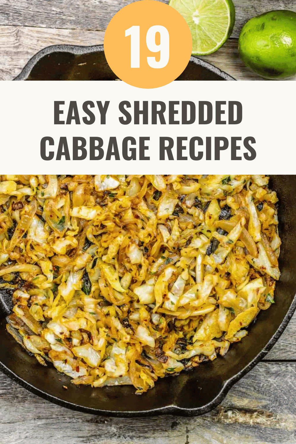 Sauteed Cabbage with Garlic and Lime