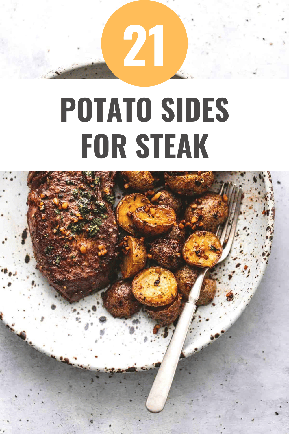 steak and potatoes
