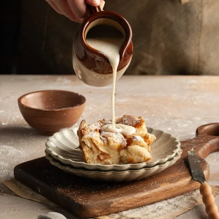 Vanilla Sauce for Bread Pudding