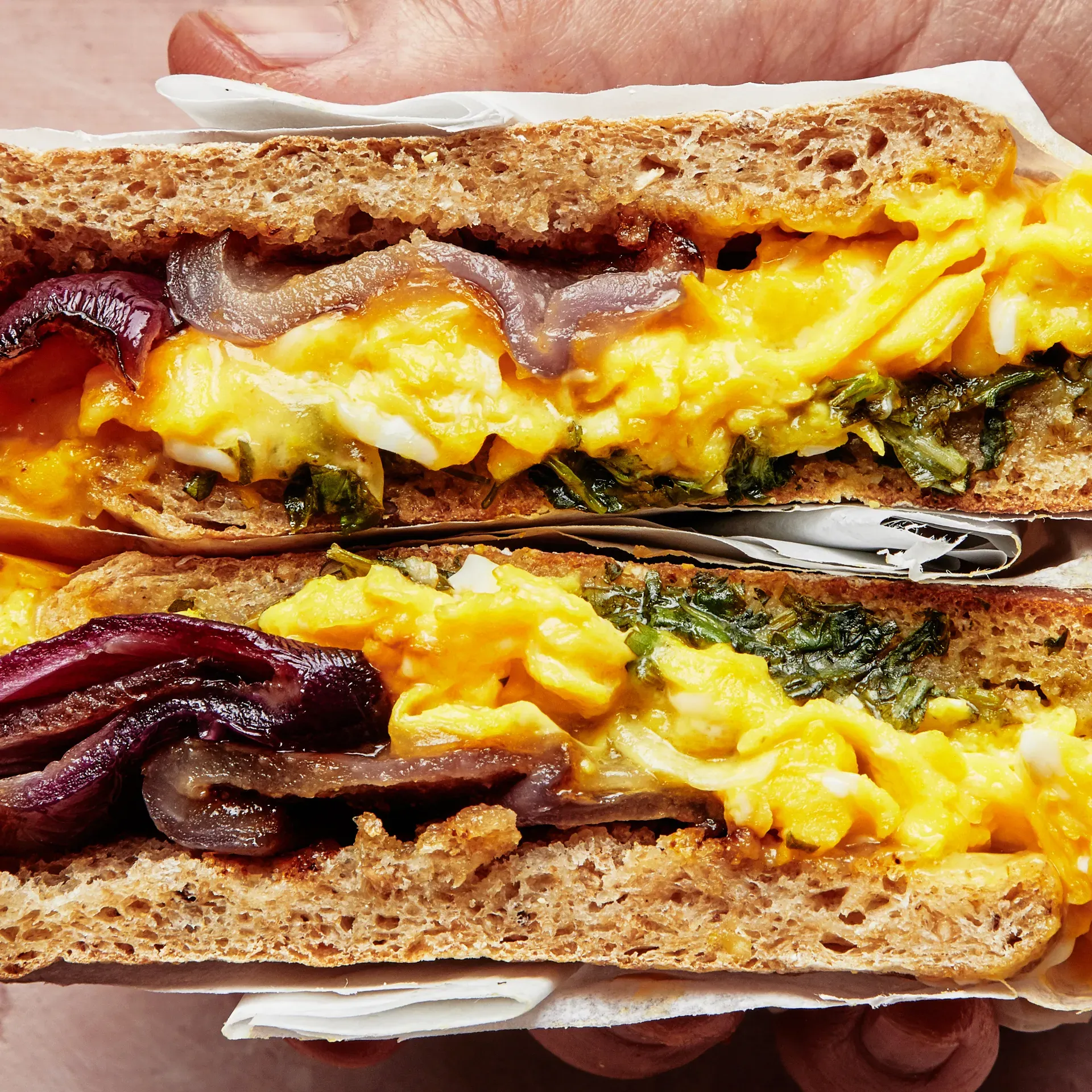 Egg Sandwiches with Onion