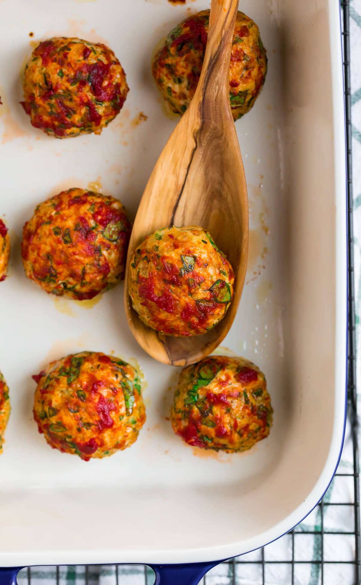 Baked Chicken Meatballs