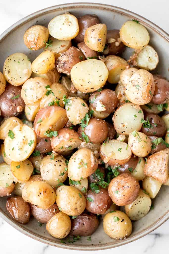 How to Microwave Baby Potatoes