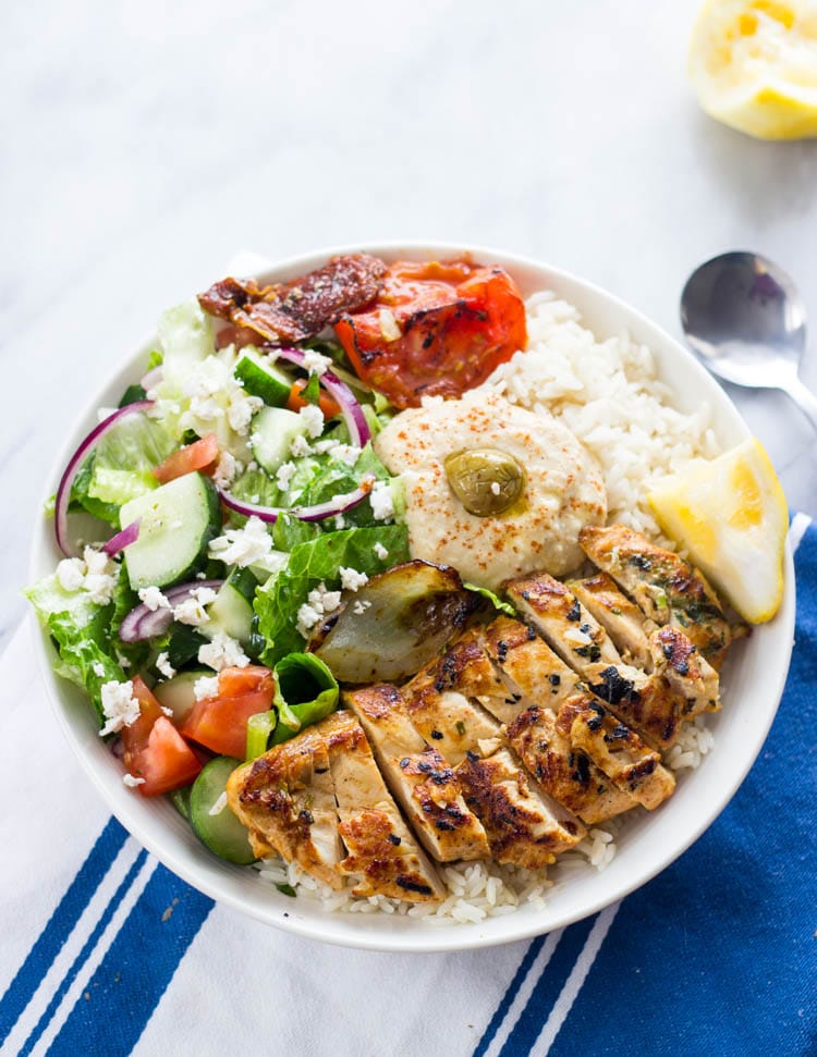 Greek Bowl with rice