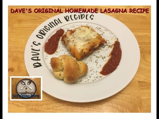 Cousin Dave's Lasagna Recipe