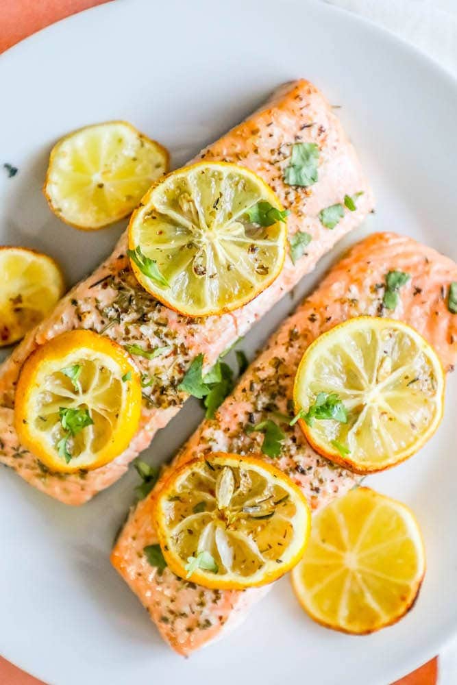 Air Fryer Salmon with Lemon Recipe