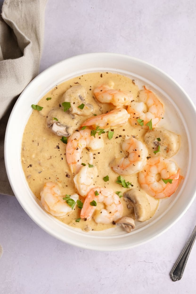 Creamy Shrimp Newburg Recipe