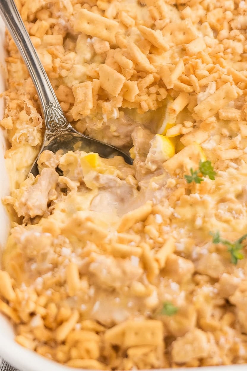 Ritz Cracker Chicken Casserole