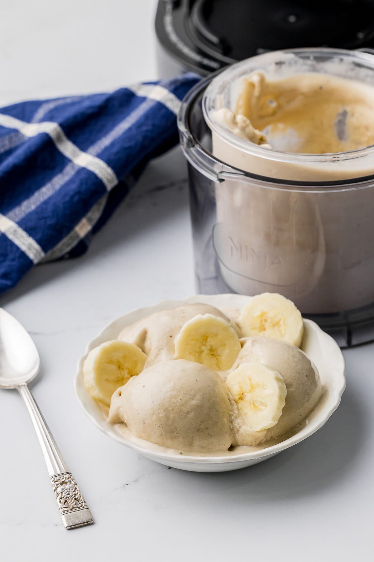 Banana Nice Cream Ninja Creami Magic