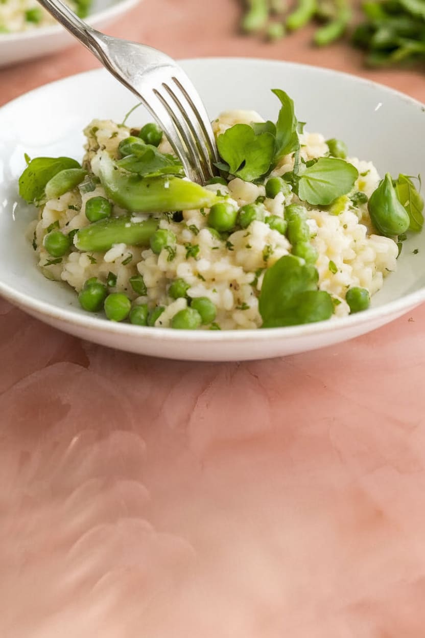 Spring Pea Risotto