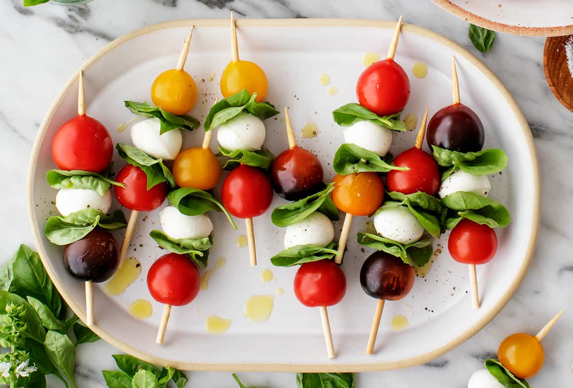 Caprese Salad Skewers Recipe