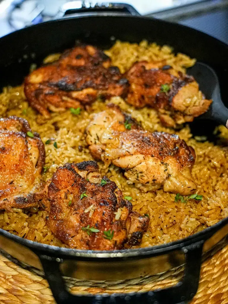 One-Pan Chicken and Rice Recipe