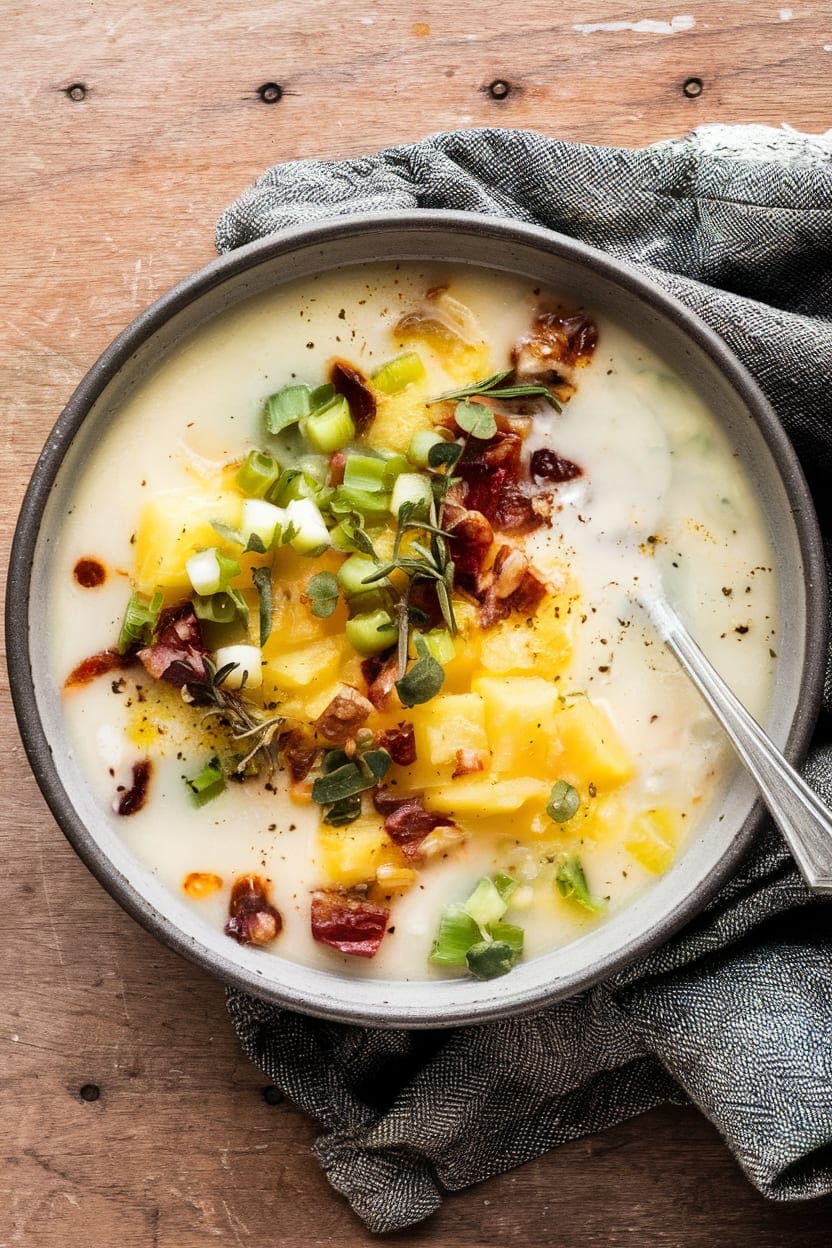 4-Ingredient Potato Soup
