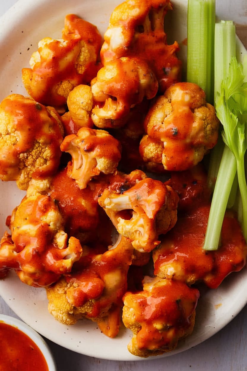 Buffalo Cauliflower Bites