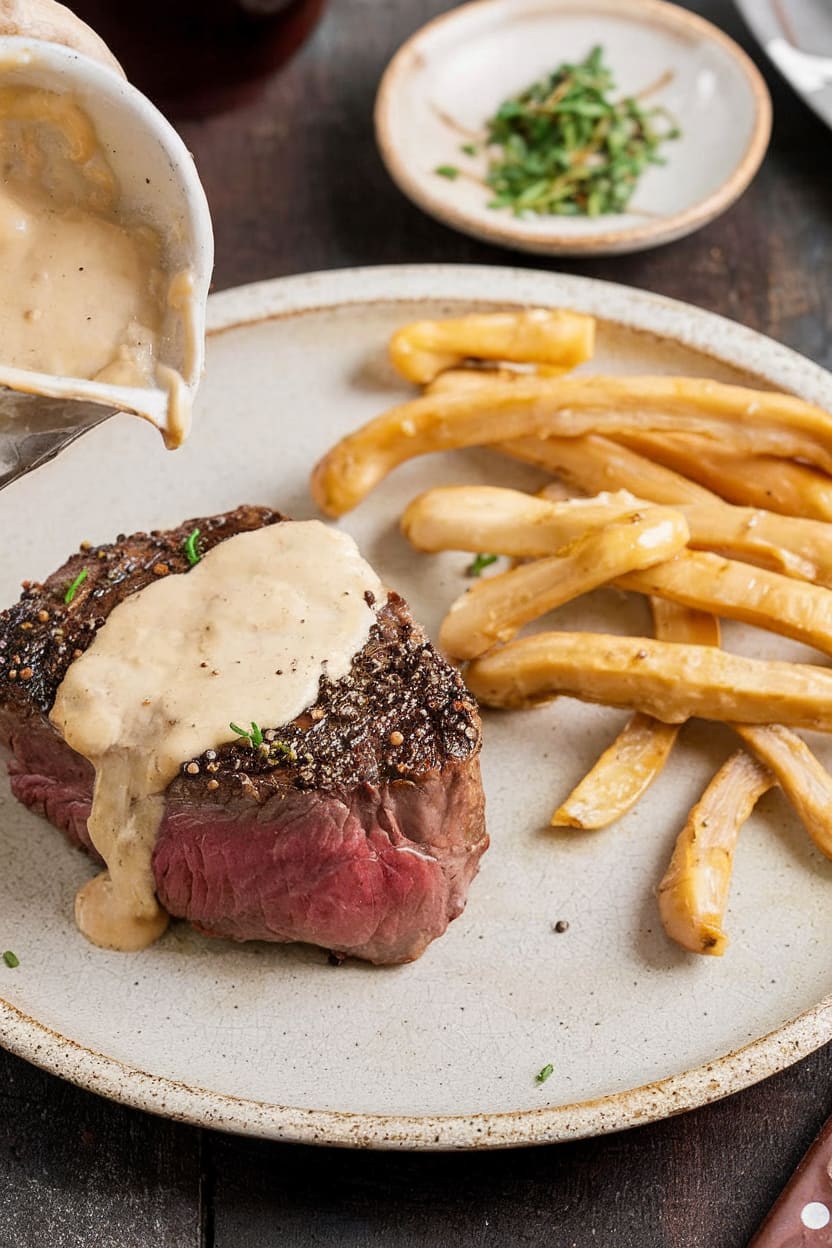 Tenderloin Steak au Poivre
