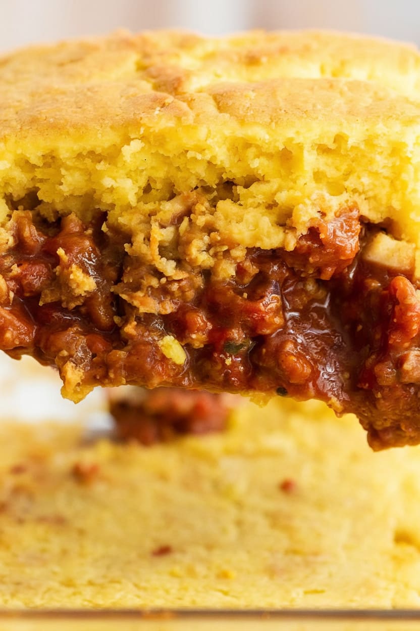 Sloppy Joe Cornbread Casserole