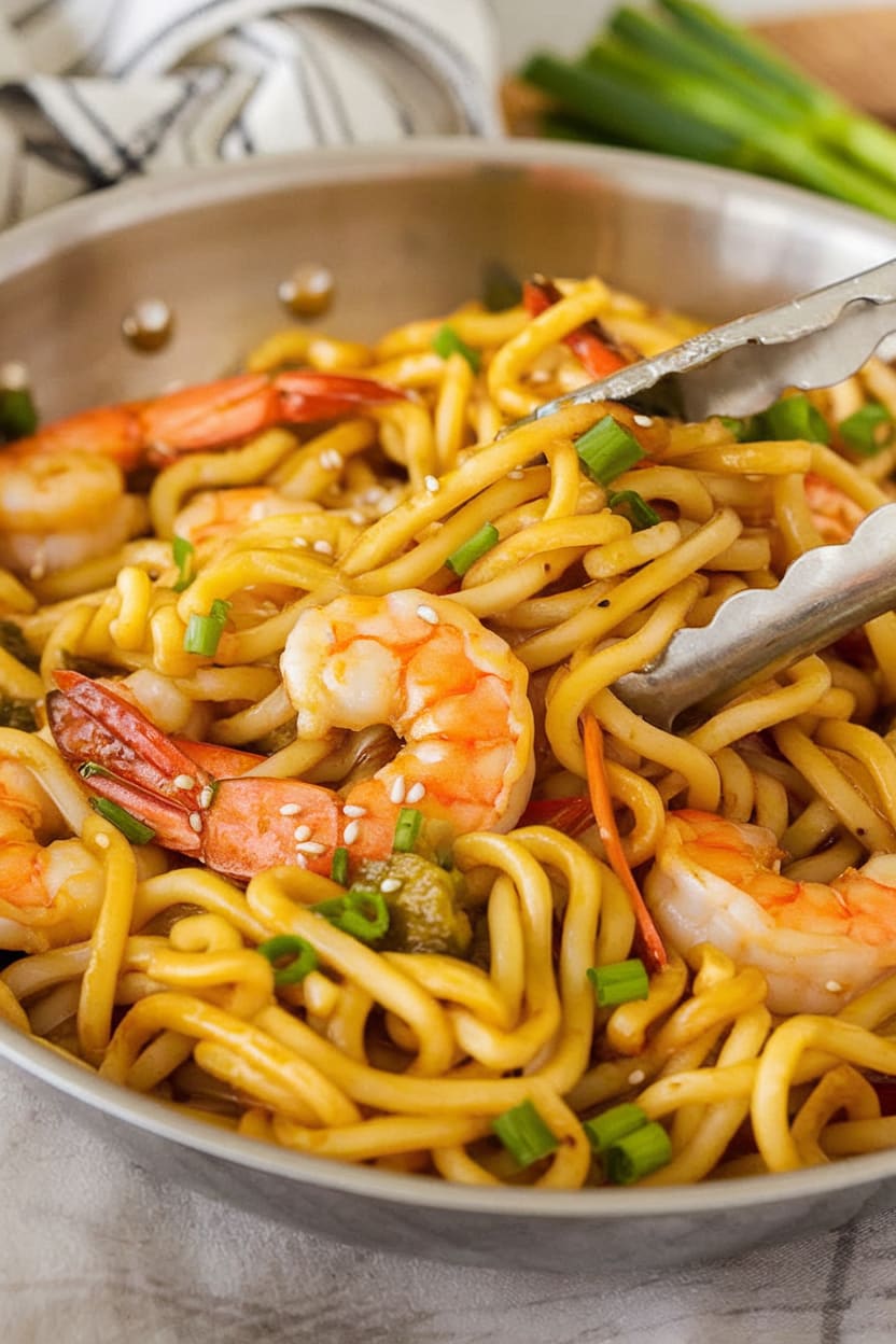 Easy Shrimp Lo Mein