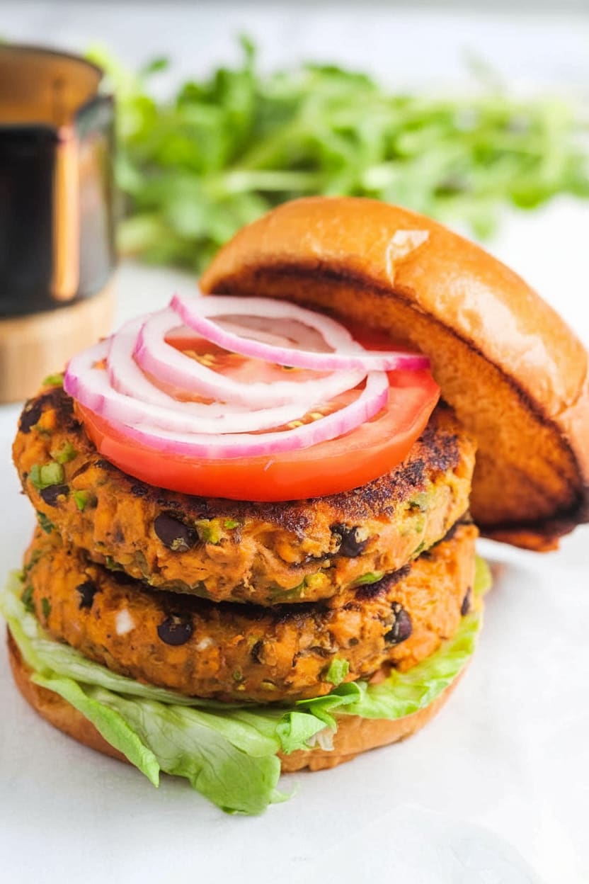Sweet Potato-Black Bean Burgers