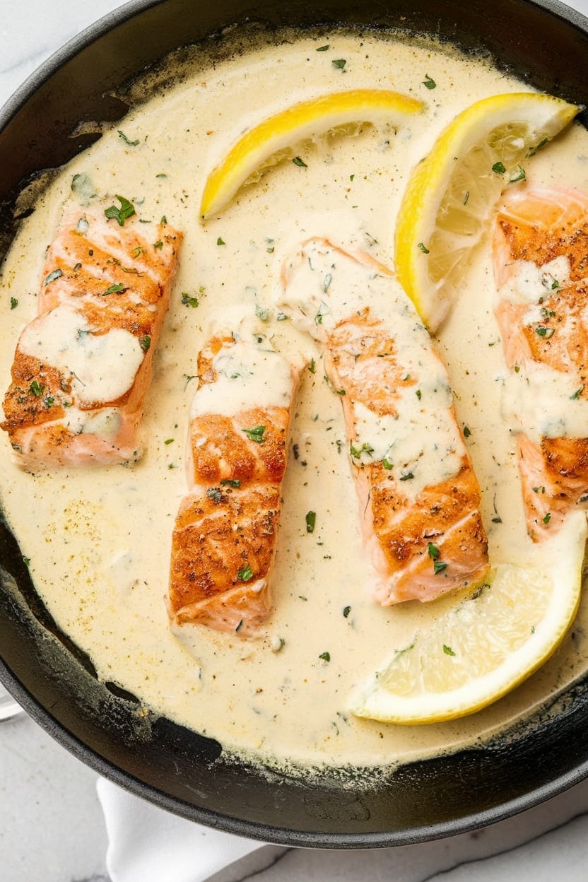 Creamy Lemon Salmon