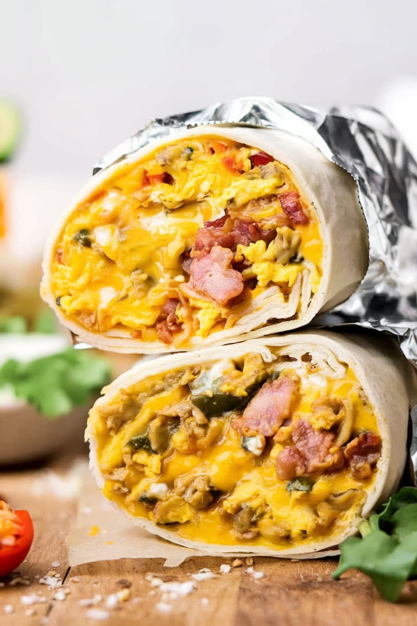 Make-Ahead Breakfast Burritos