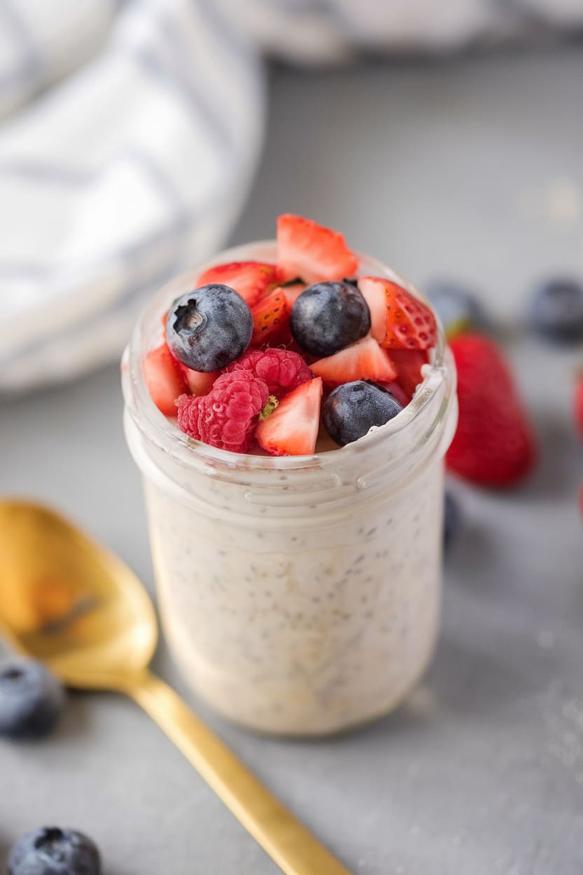 Overnight Oats with Berries
