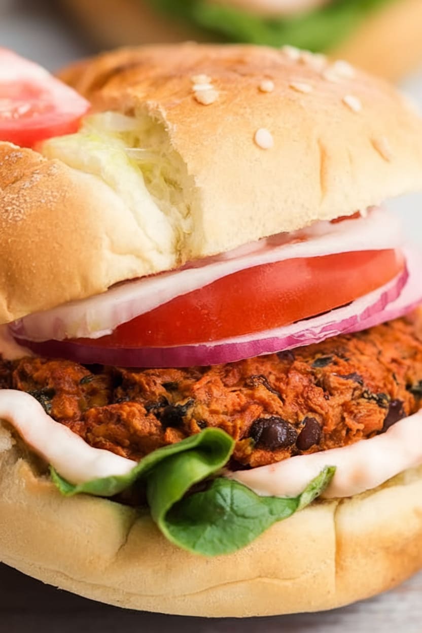 Sweet Potato-Black Bean Burgers