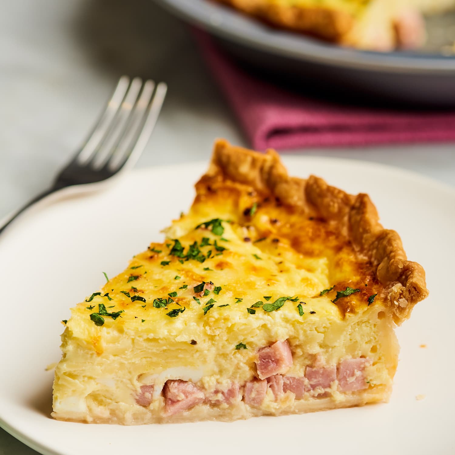 Ham and Cheese Quiche Recipe