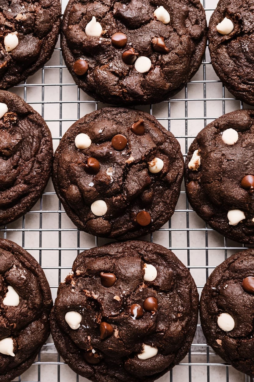 Crumbl Triple Chocolate Chip Cookies