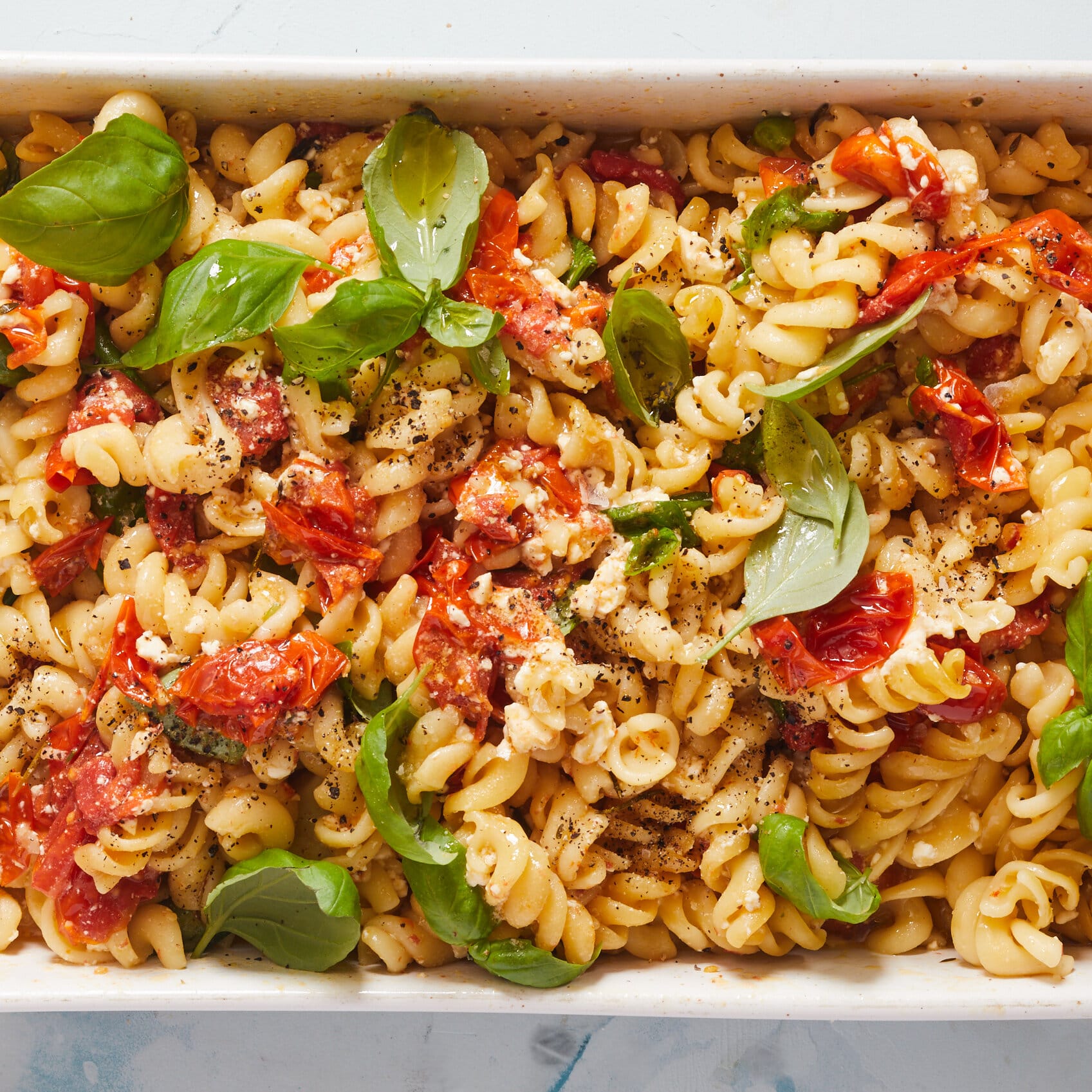 One-Pan Baked Feta Pasta Recipe