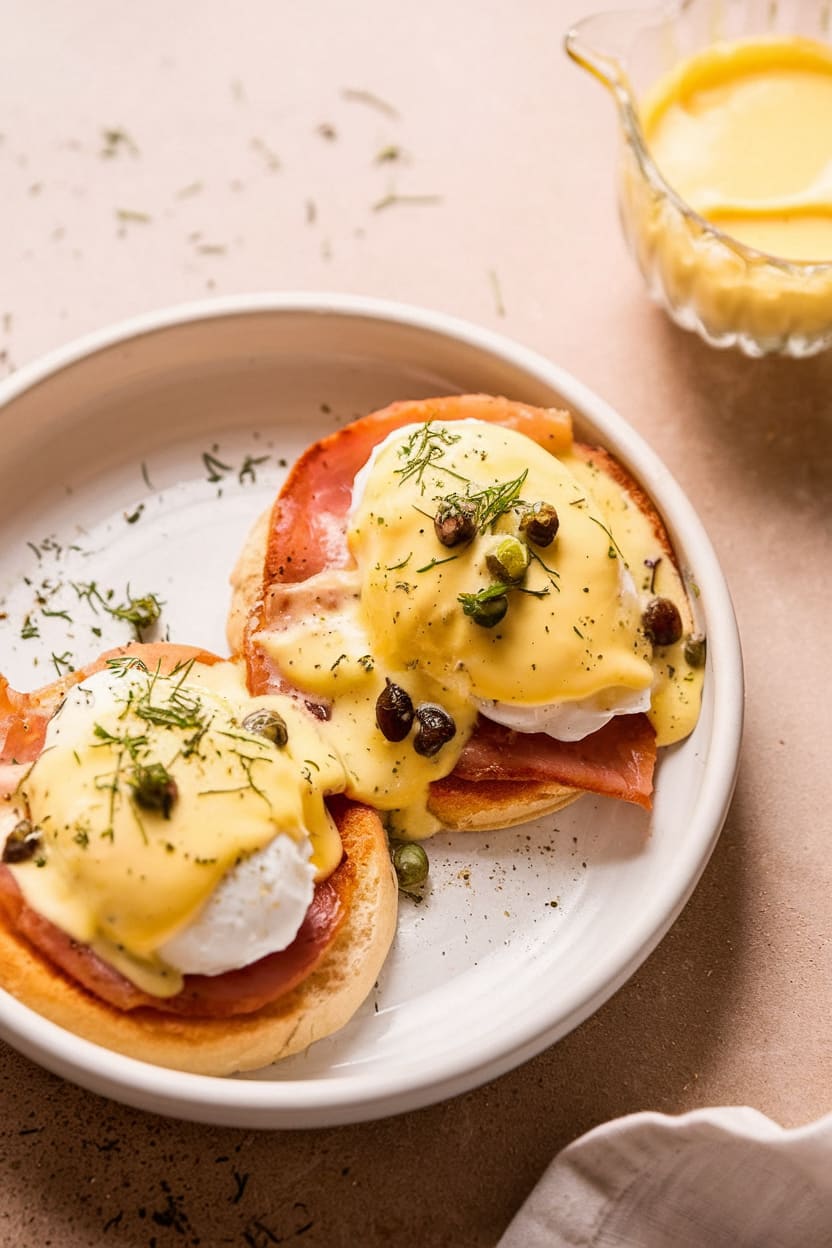 Eggs Benedict with Homemade Hollandaise Sauce