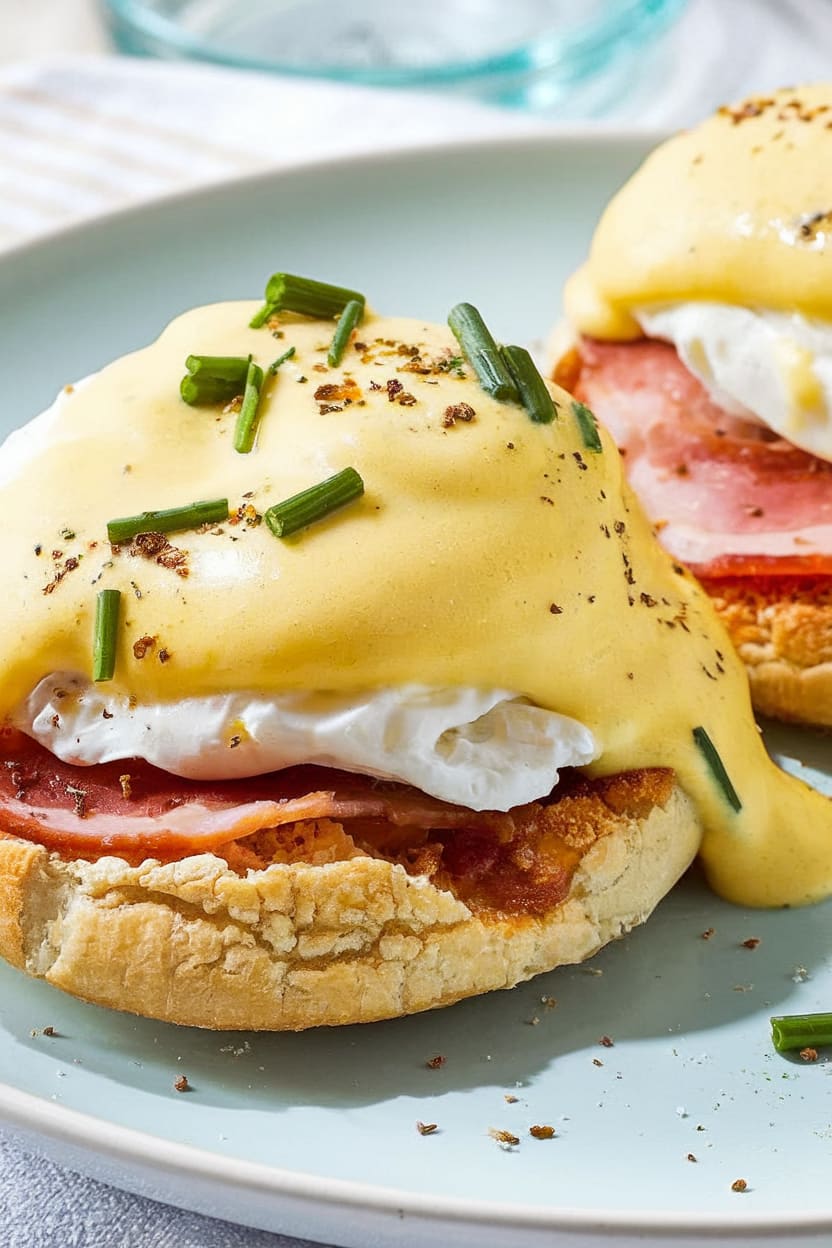Eggs Benedict with Homemade Hollandaise Sauce