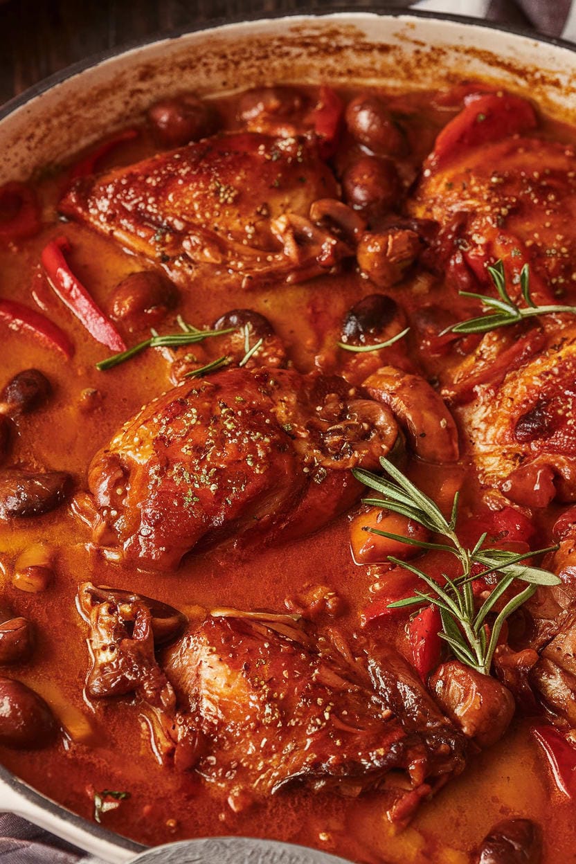Mom's Easy Chicken Cacciatore (Hunters Style)