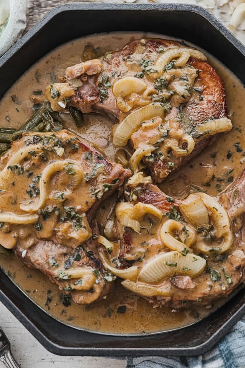 Smothered Pork Chops Recipe