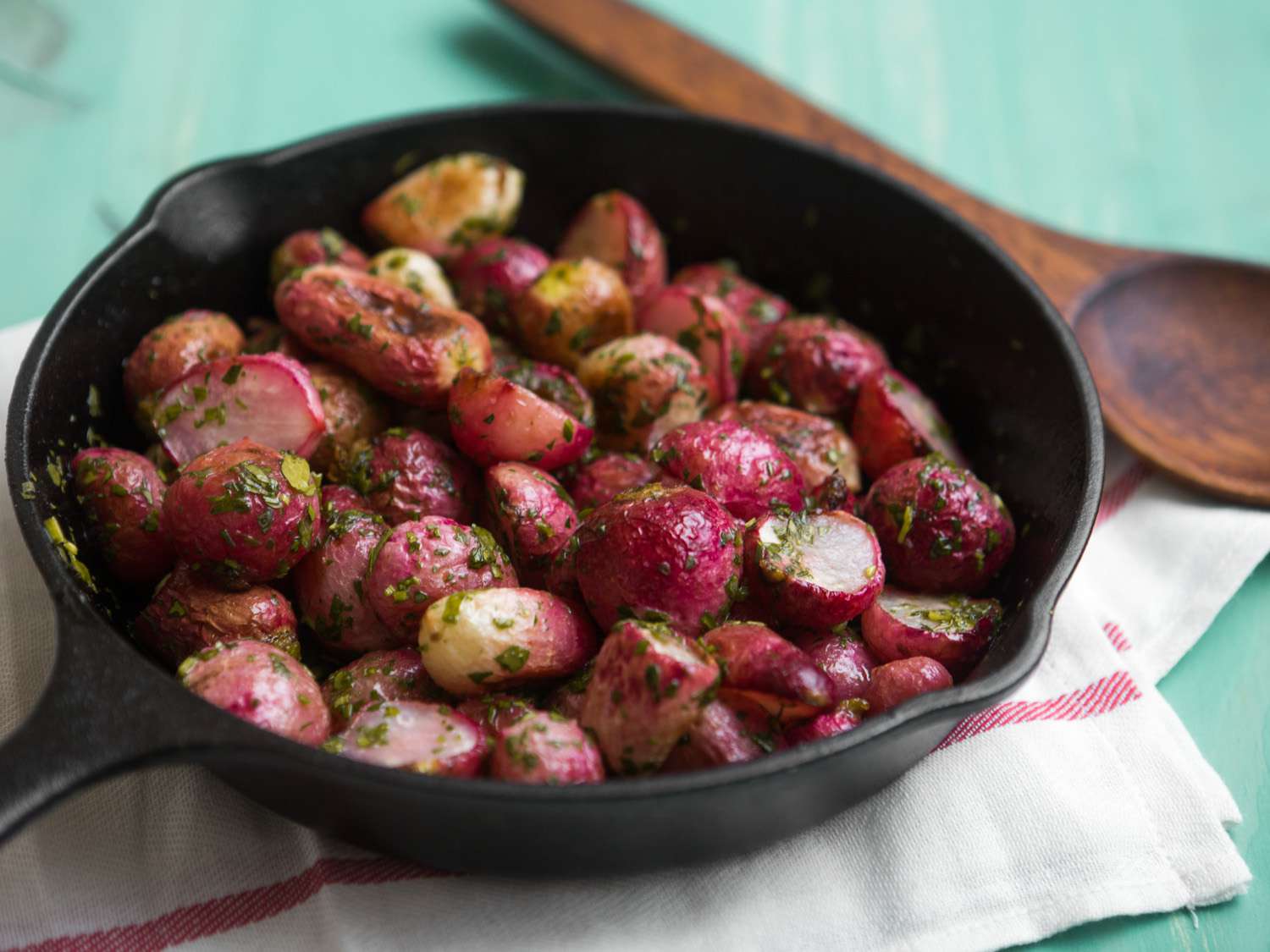 Roasted Radishes with Butter and Herbs Recipe