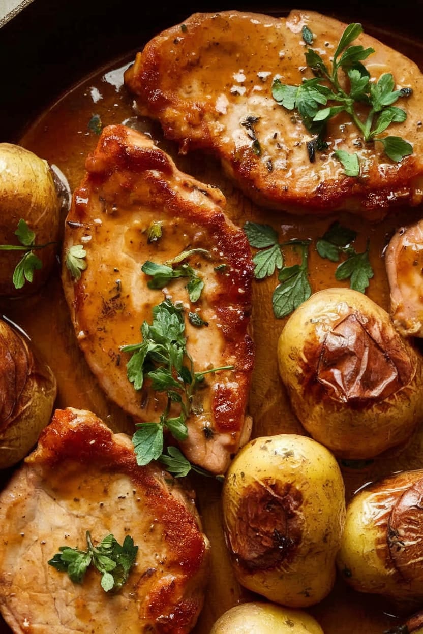 Honey Mustard Pork Chops