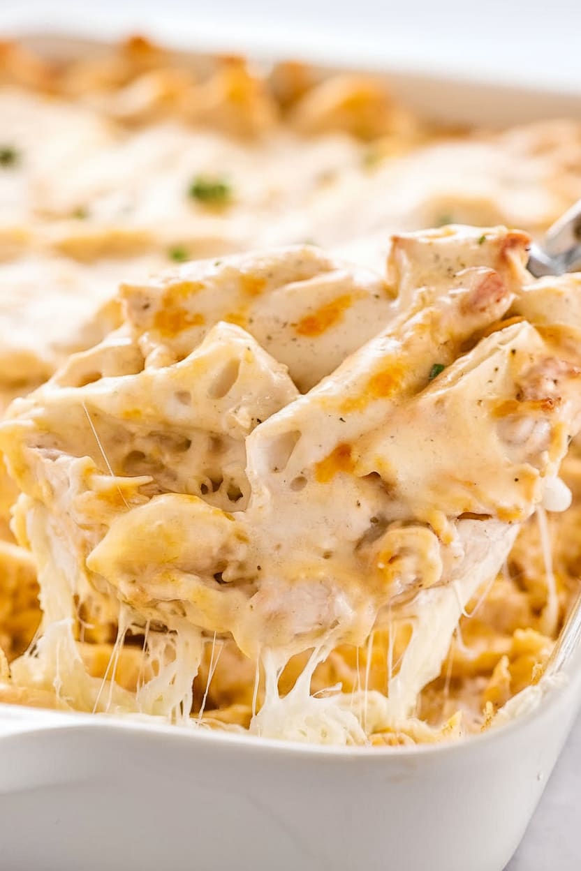 Chicken Alfredo Casserole