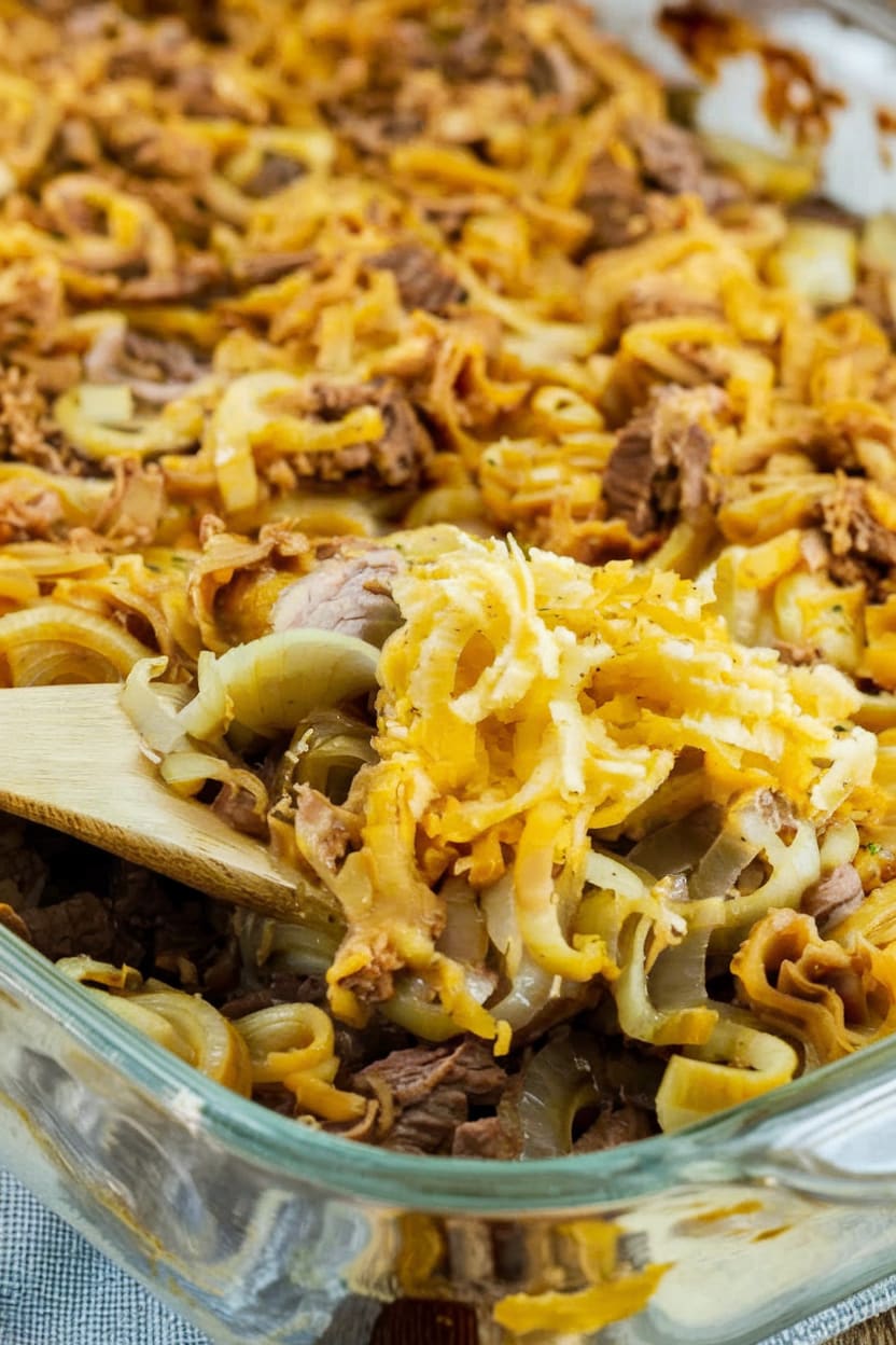 French Onion Beef Casserole