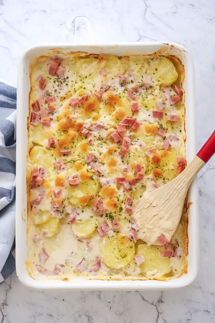 Scalloped Potatoes and Ham