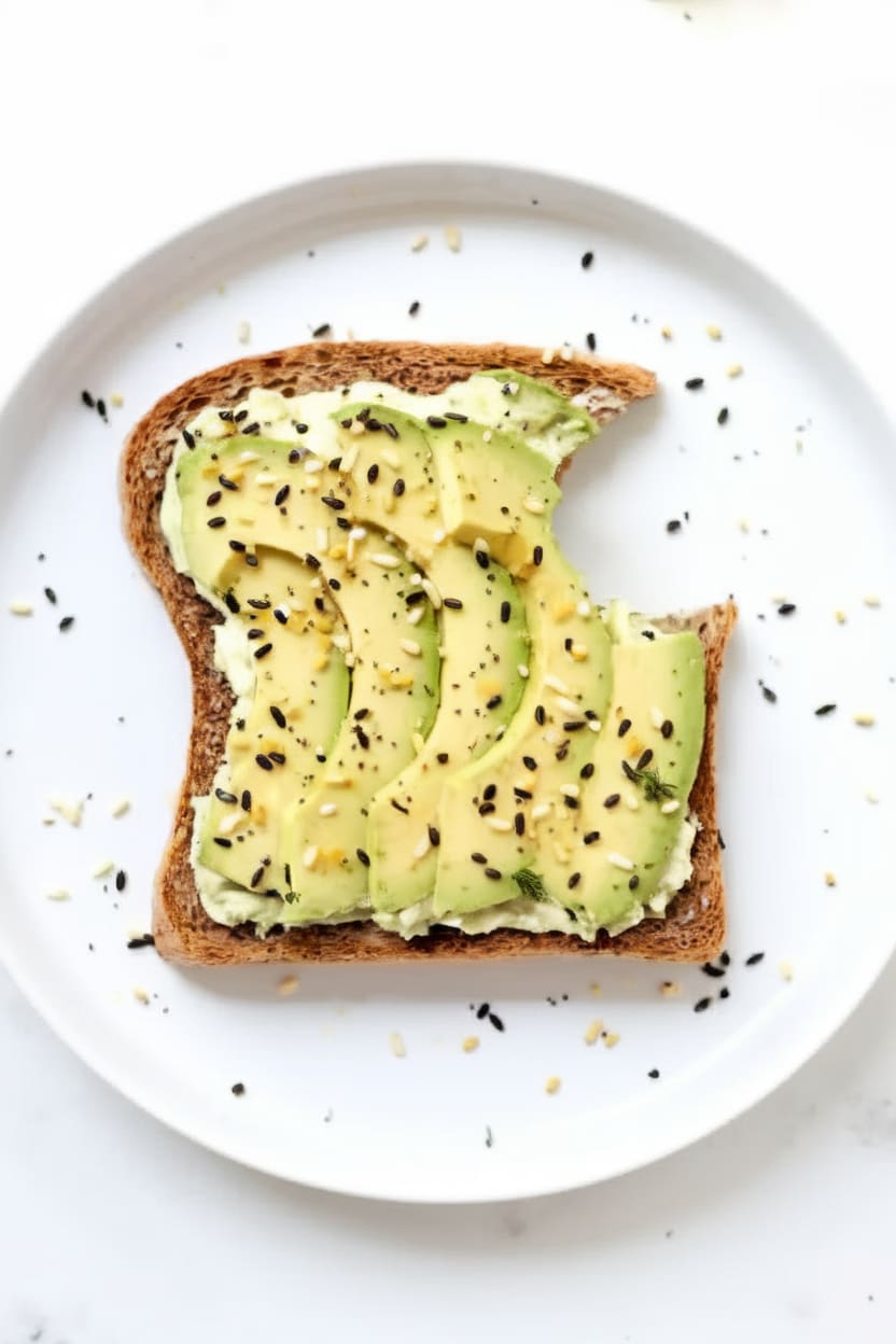 Avocado Toast with Everything Bagel Seasoning