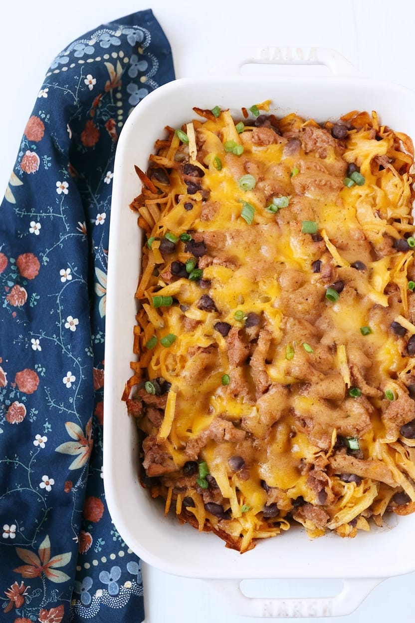 Taco Hashbrown Casserole