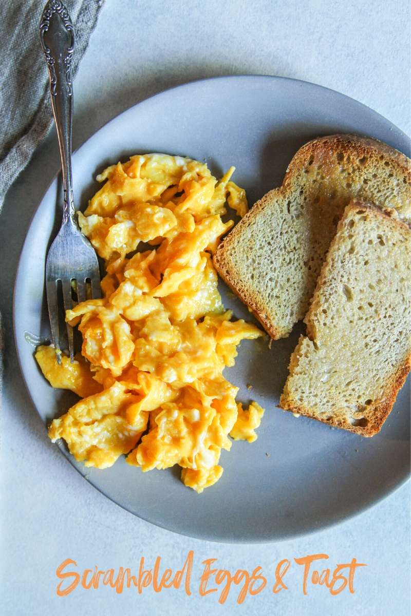 Scrambled Eggs and Toast Recipe
