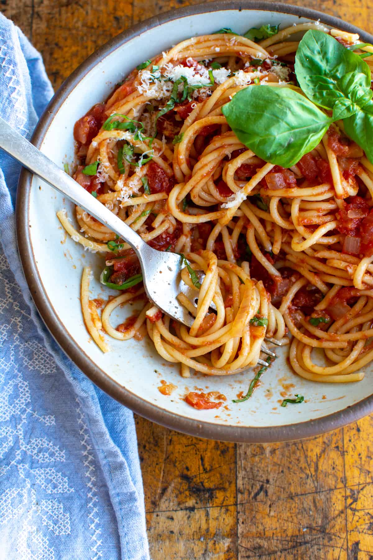 Spaghetti with Marinara Sauce Recipe