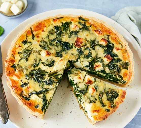 Spinach and Feta Quiche Recipe