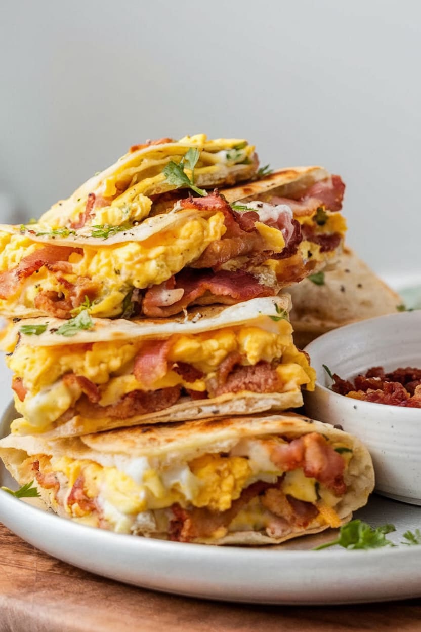 Sheet Pan Breakfast Quesadillas