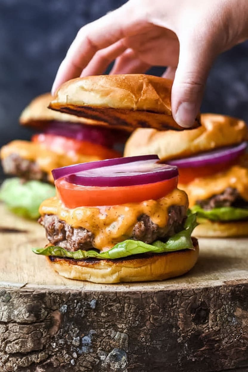 Pimento Cheese Burgers