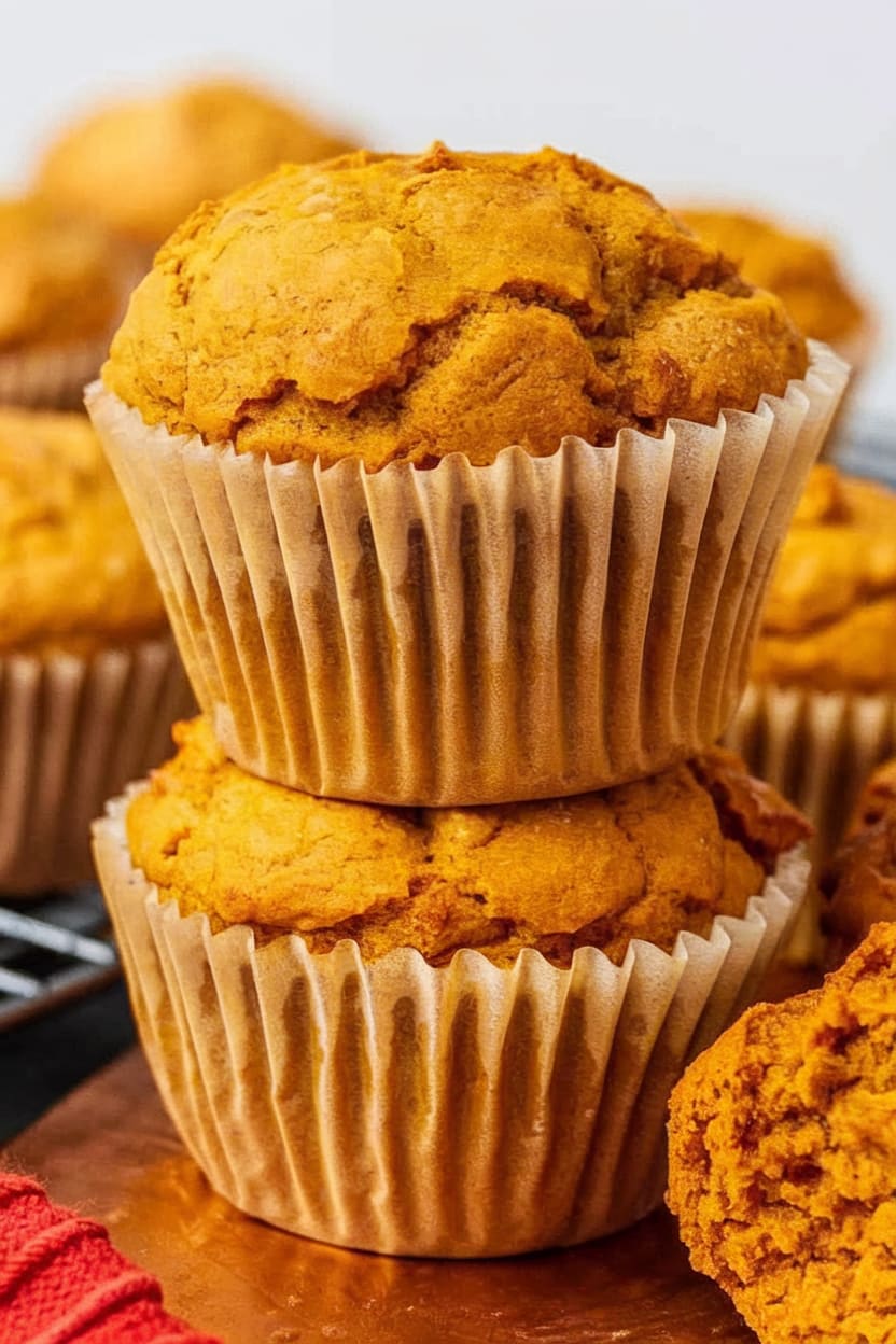 2-Ingredient Pumpkin Muffins